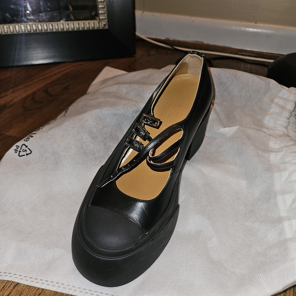 Marni Black Platform Shoes